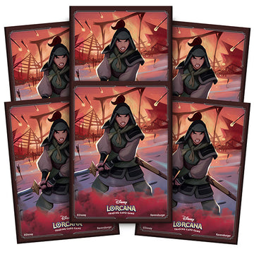 Disney Lorcana Supplies: Rise of the Floodborn - Mulan Card Sleeves (65 ct.)