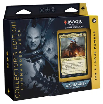 Magic the Gathering: Universes Beyond: Warhammer 40,000 - The Ruinous Powers Commander Deck (Collector's Edition)
