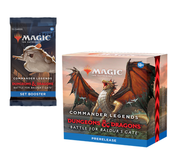 Magic the Gathering: MTG Magic Commander Legends Battle for Baldur's Gate Prerelease Pack Kit