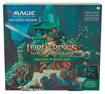 Magic the Gathering: Lord of the Rings Holiday Scene Box: Aragorn at Helm's Deep