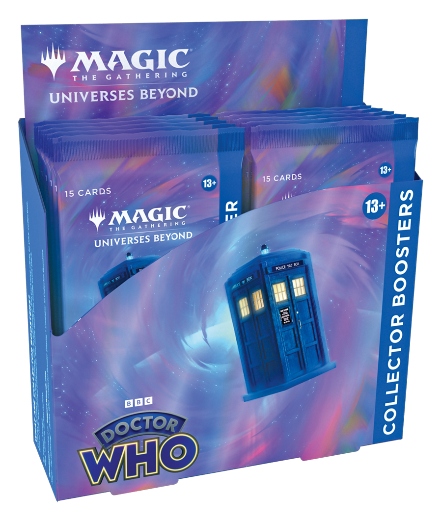 Magic the Gathering: Universes Beyond: Doctor Who Collector Booster Display