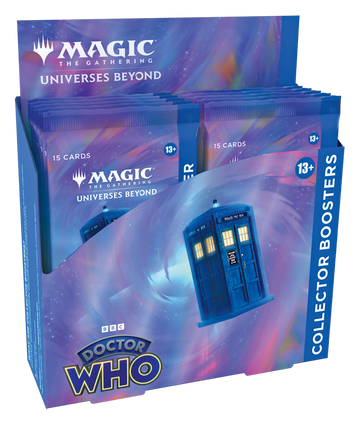 Magic the Gathering: Universes Beyond: Doctor Who Collector Booster Display