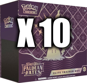 Pokemon: Paldean Fates- Elite Trainer Box Case - 10 Boxes (Presale)