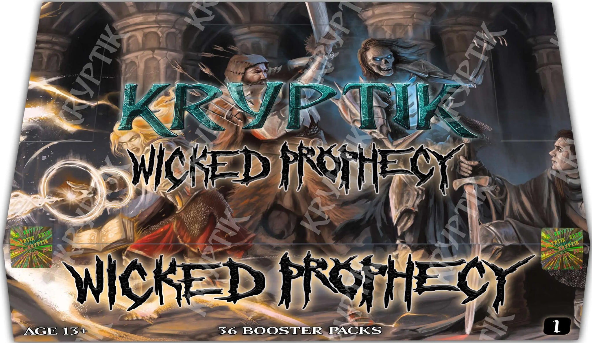 Kryptik TCG: Wicked Prophecy- Booster Box Display